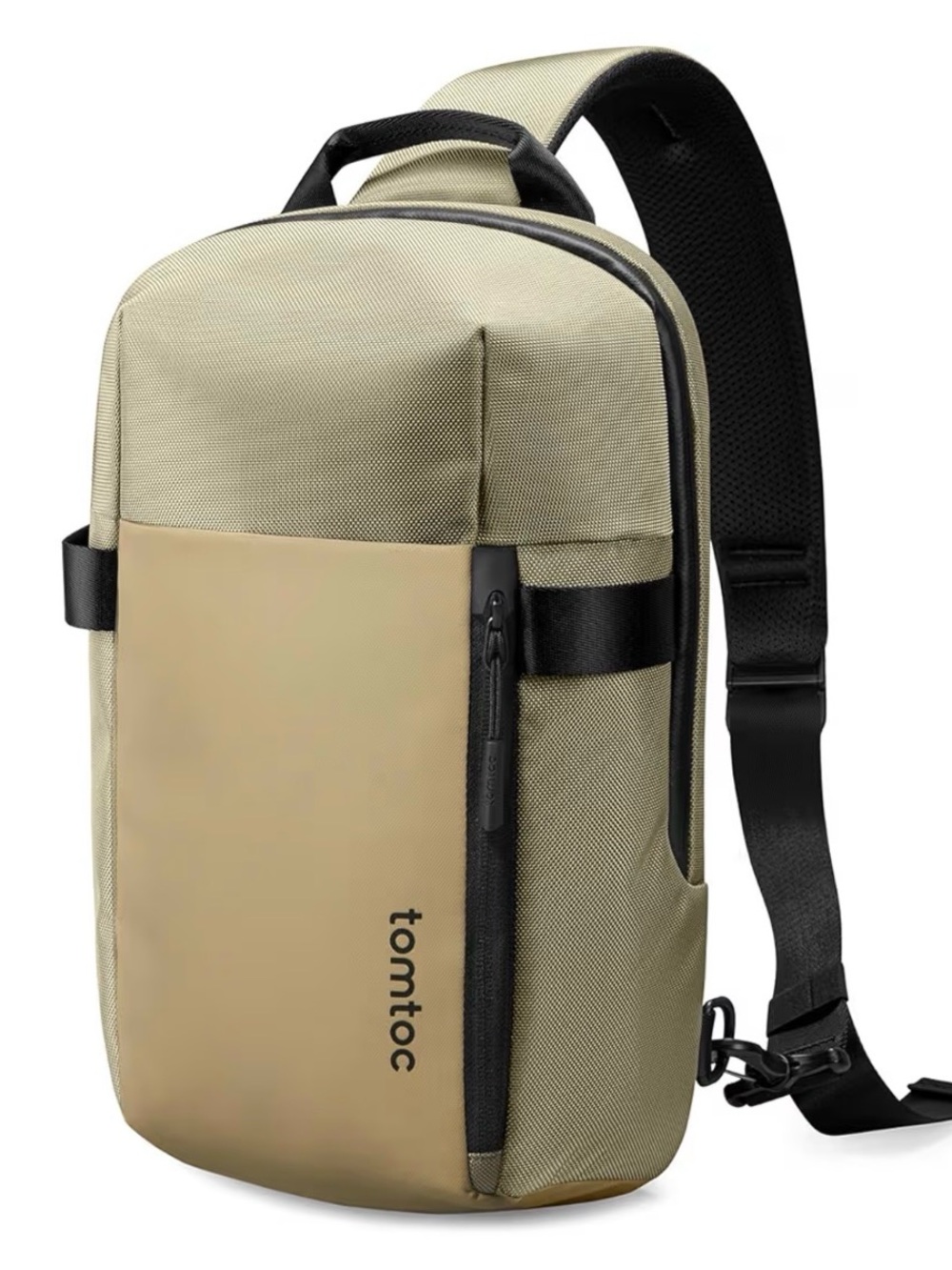 Tomtoc 7L sling bag for men/women khaki color crossbody used condition.